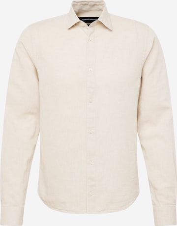 Clean Cut Copenhagen Regular Fit Hemd 'Jamie' in Beige: predná strana