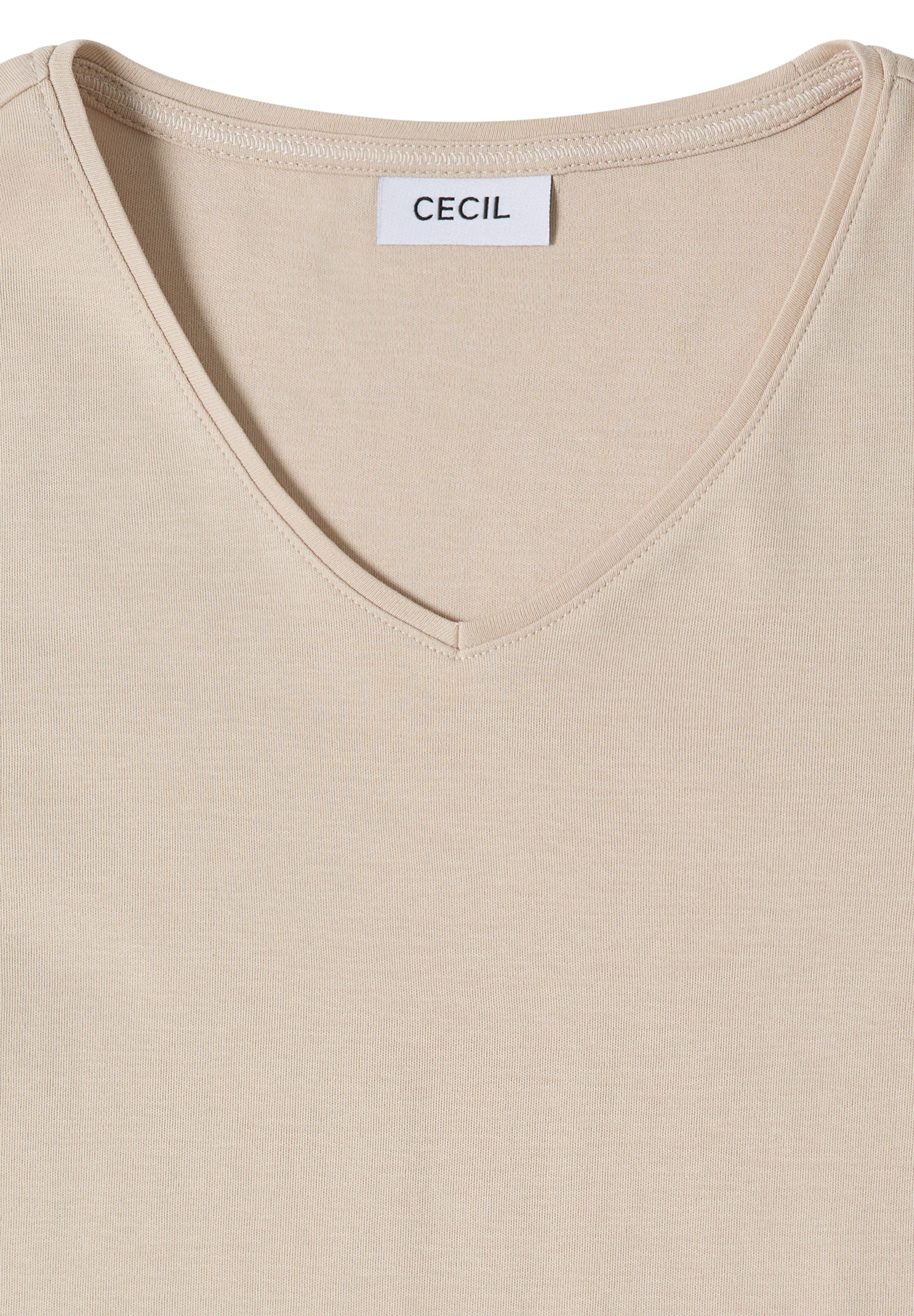 CECIL T-Shirt in Beige