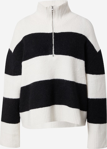 WEEKDAY - Pullover 'Stay' em branco: frente