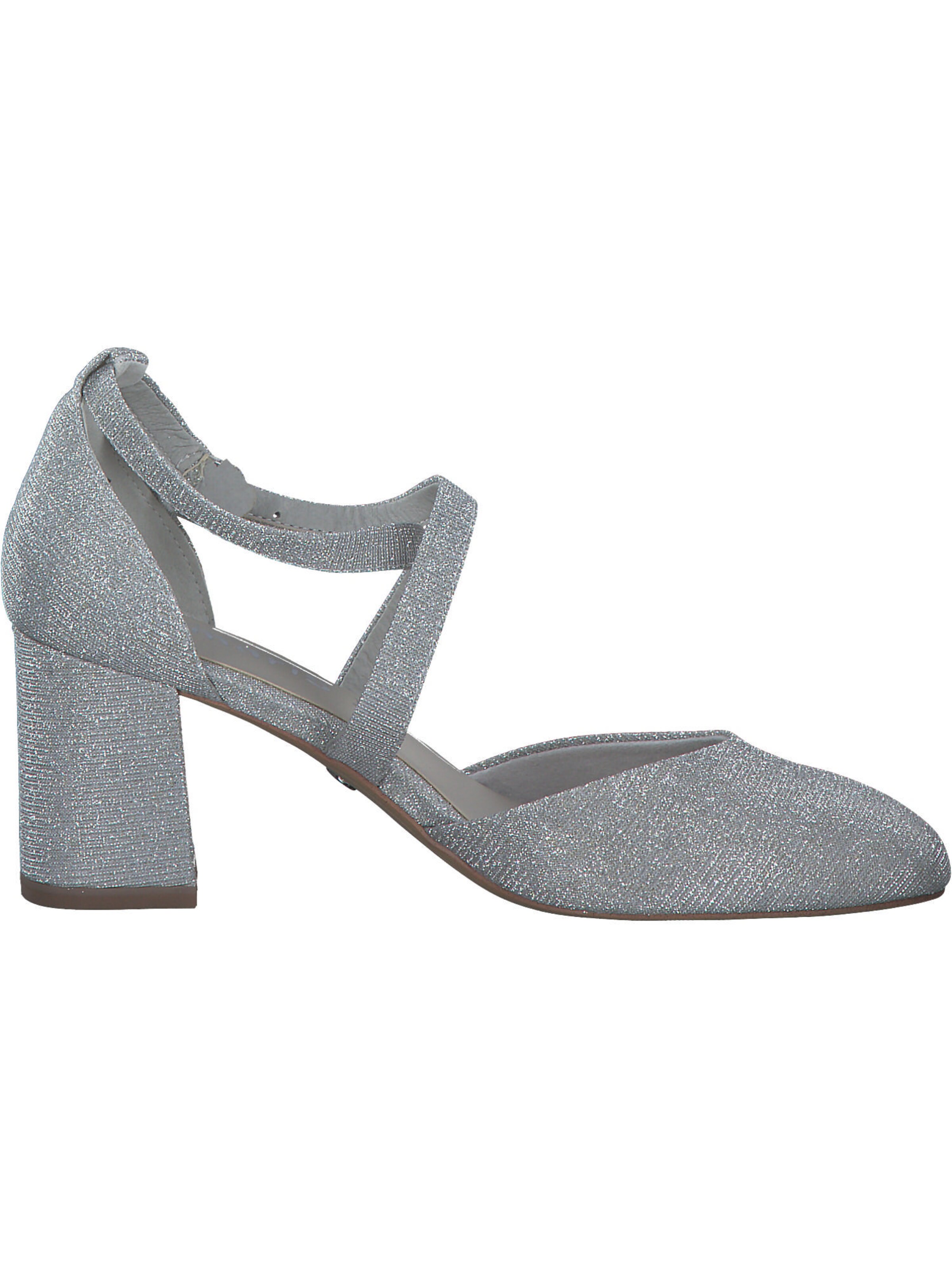 Tamaris Slingback Pumps in Silver
