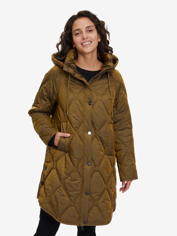 Betty Barclay Between-Seasons Coat in Brown: front