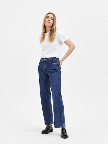 SELECTED FEMME Loosefit Jeans 'ALICE' in Blau