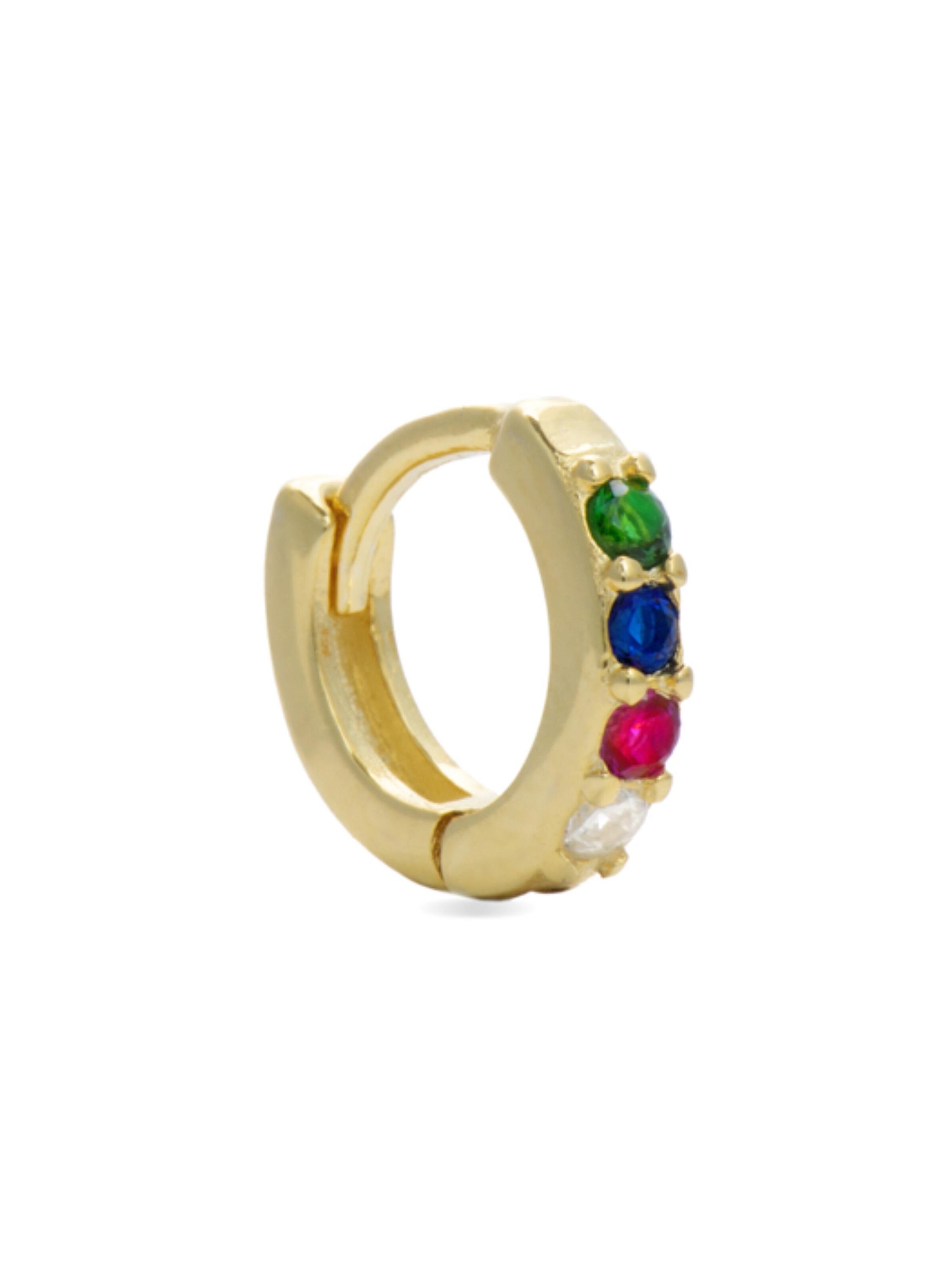 Luxenter Piercingsmykke 'Zule' i blandingsfarvet: forside