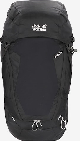 JACK WOLFSKIN Sports Backpack 'Crosstrail 32 LT' in Black: front