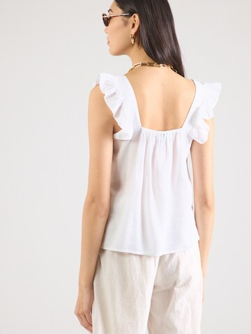 PIECES Top 'PCPia' in White