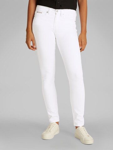 Skinny Jeans di Calvin Klein Jeans in bianco: frontale