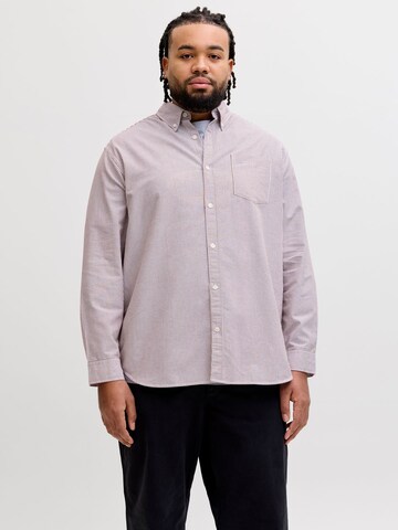 Coupe regular Chemise JACK & JONES en rouge : devant