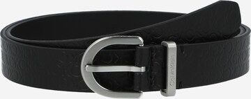 Ceinture Calvin Klein en noir : devant