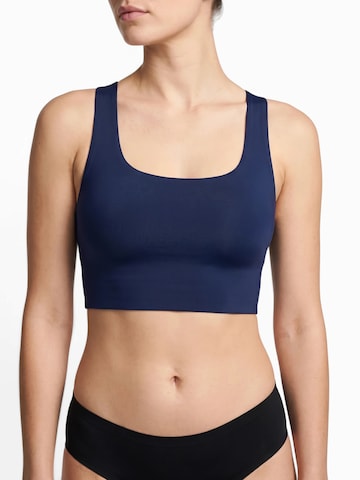 SLOGGI Bralette Bra 'ZERO Feel 2.0' in Blue