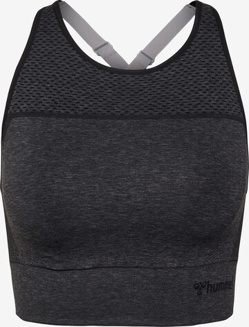 Hummel Bustier Sport bh 'Hana 2.0' in Zwart: voorkant