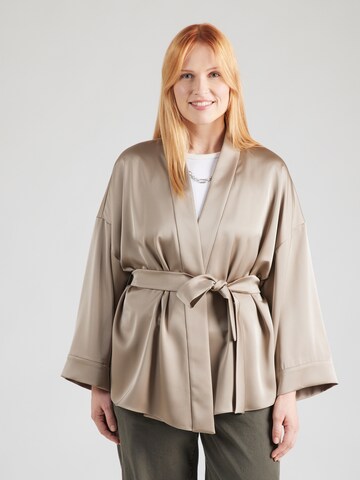 Persona by Marina Rinaldi Kimono in Grey: front