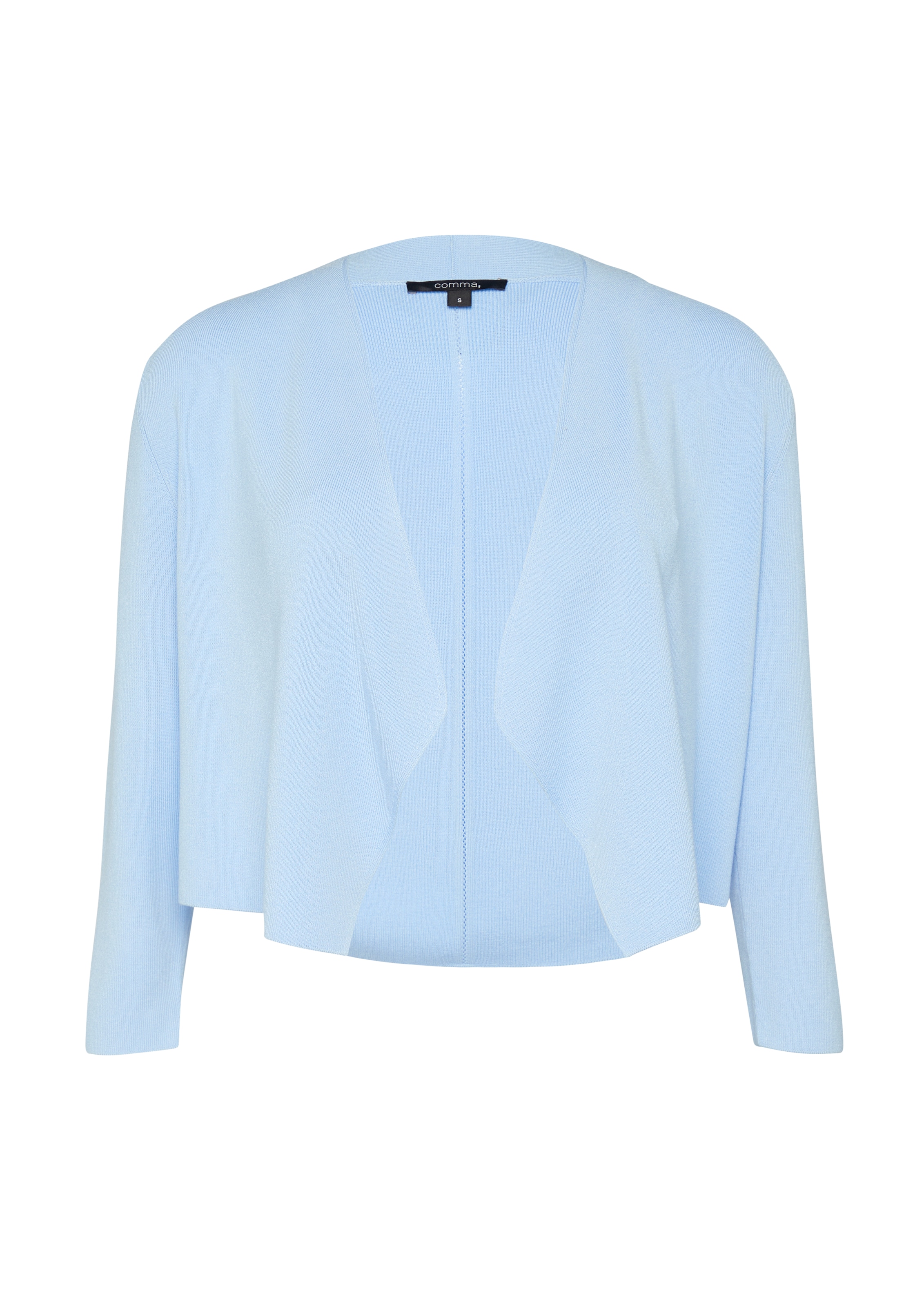 COMMA Πλεκτή ζακέτα σε μπλε: μπροστά