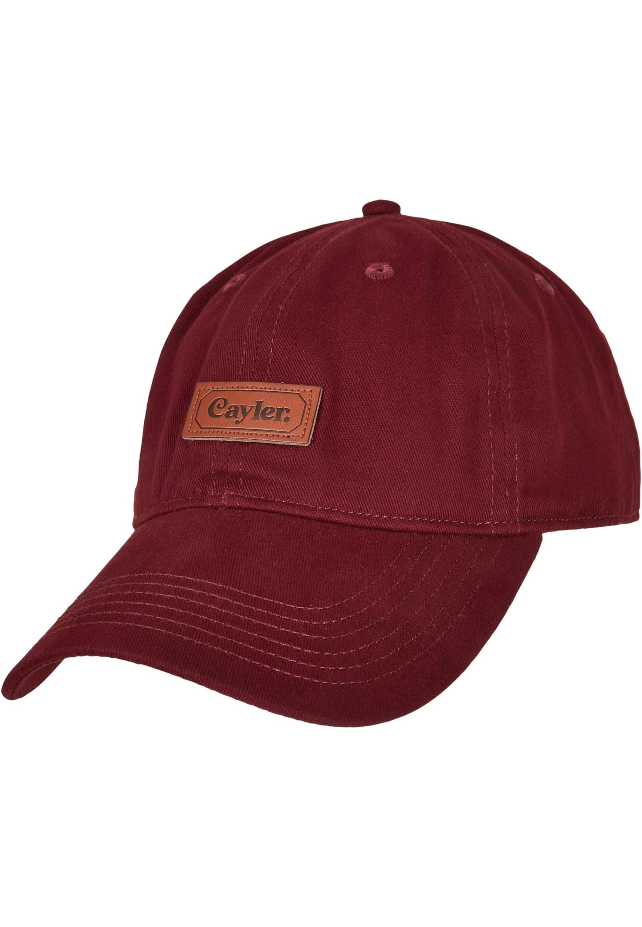 Cappello da baseball di Cayler & Sons in rosso: frontale