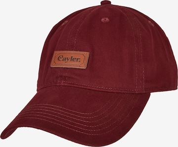 Cappello da baseball di Cayler & Sons in rosso: frontale