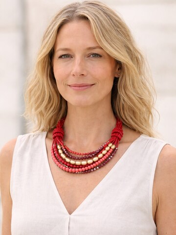 COLLEZIONE ALESSANDRO Necklace 'Nele' in Red
