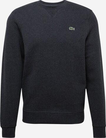 Sweat-shirt LACOSTE en gris : devant