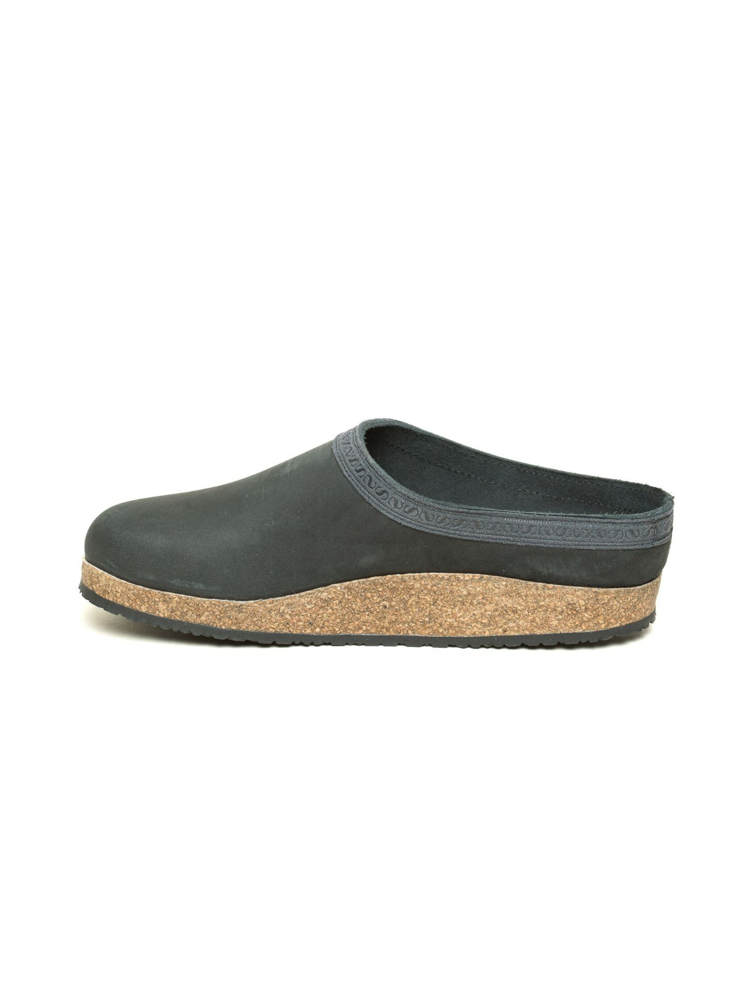 Stegmann Clogs 'Lederhausschuh Leder Clog Stegmann' in Grey