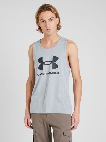 UNDER ARMOUR Funktionsshirt in Grau: predná strana