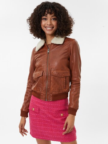 Veste mi-saison 'KARMA' OAKWOOD en marron : devant