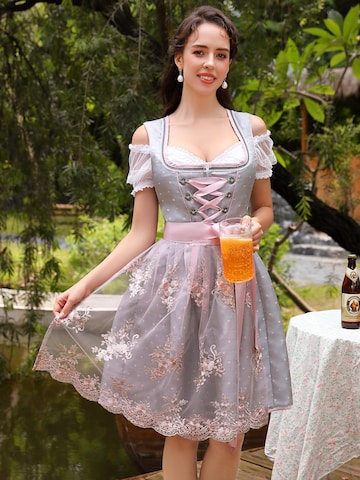 Yesfashion Dirndl‌‌‌ in Grau