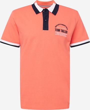TOM TAILOR T-Shirt in Orange: predná strana