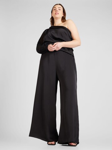 River Island Plus Jumpsuit in Zwart: voorkant