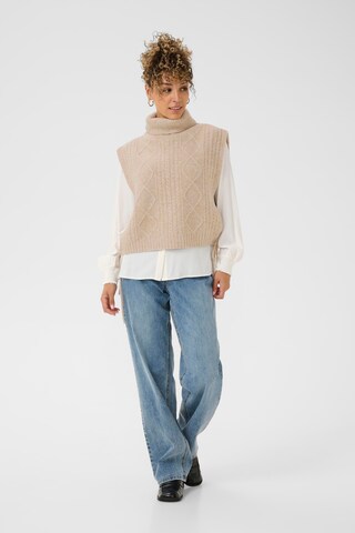 Cream Vest i beige: forside