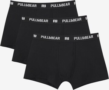 Pull&Bear Boksarice | črna barva: sprednja stran