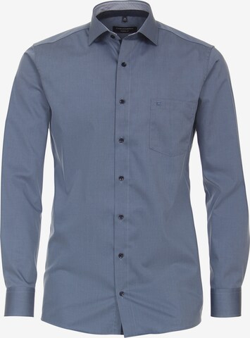 CASAMODA Slim fit Business Shirt in Blue: front