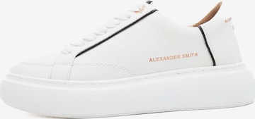 Baskets basses 'Eco-Greenwich' Alexander Smith en blanc : devant