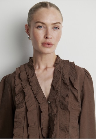 SECOND FEMALE Bluse 'Rayna' in Braun