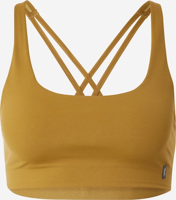 On Bralette Sports Bra 'Movement' in Green: front