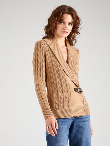 Lauren Ralph Lauren Strickjacke 'Donato' in Beige: Vorderseite
