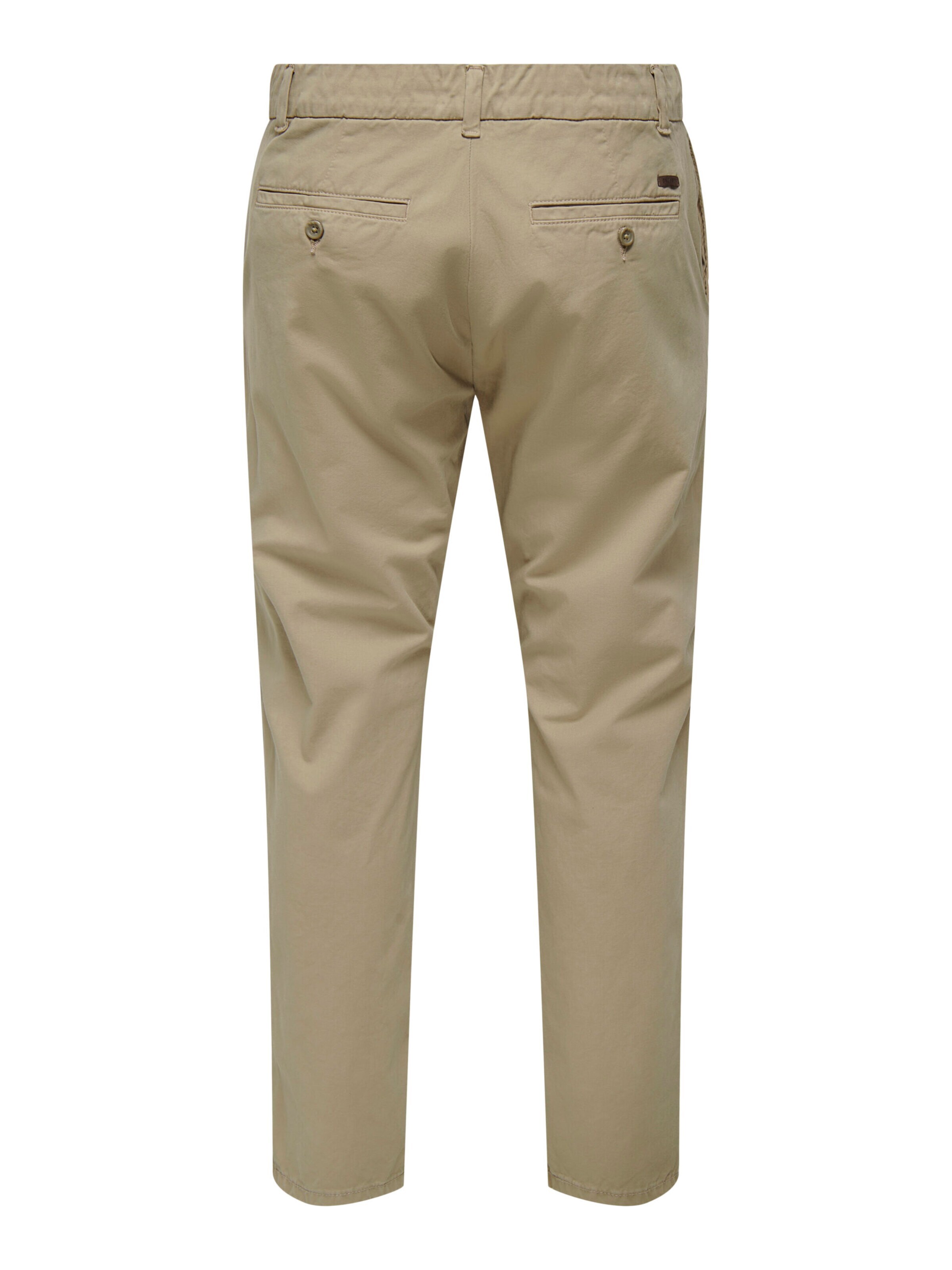 Regular Pantalon ONLY en marron