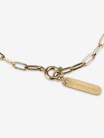 Kapten & Son Řetízek 'Necklace Lock Gold' – zlatá