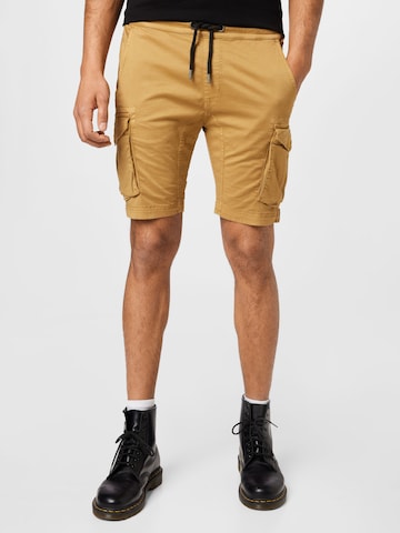 ALPHA INDUSTRIES Regular Cargobroek in Groen: voorkant