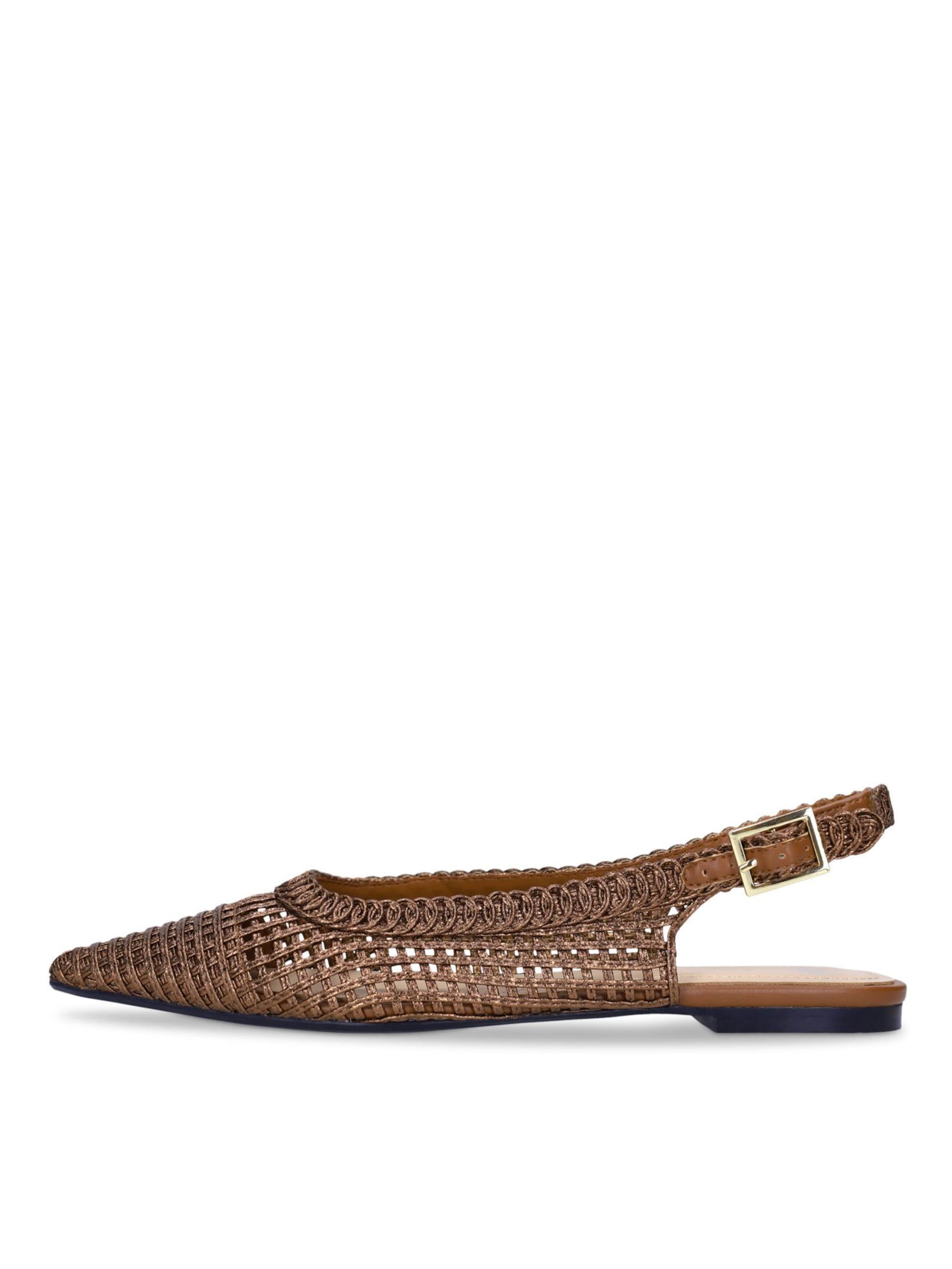Escarpins à bride arrière MANFIELD en marron