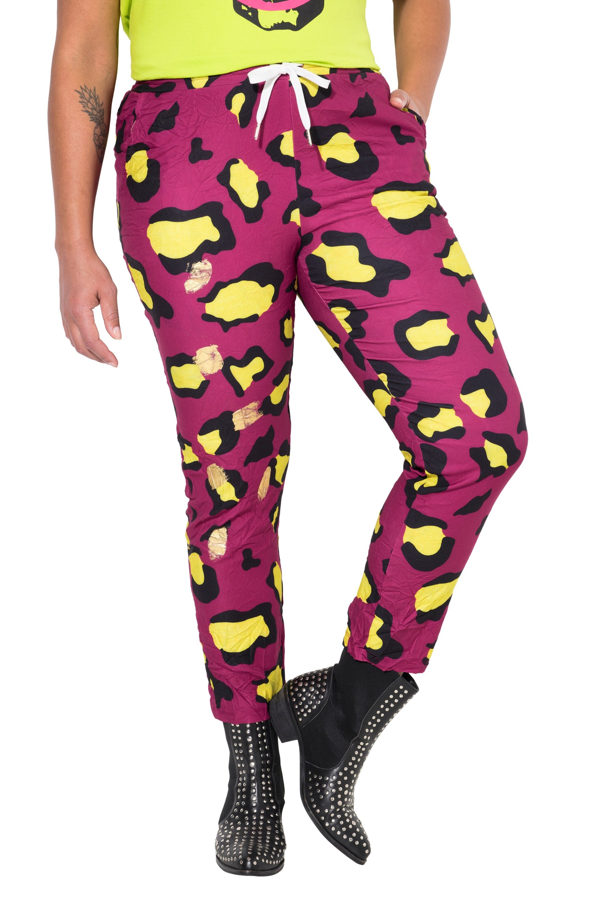 Angel of Style Loosefit Hosen in Pink: Vorderseite