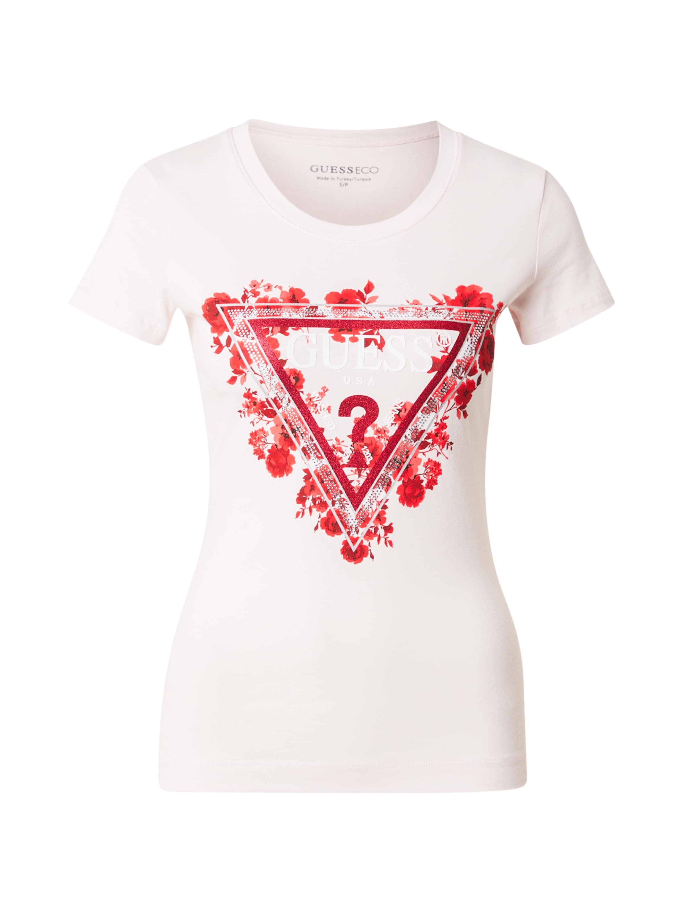 GUESS - Camisa em rosa: frente