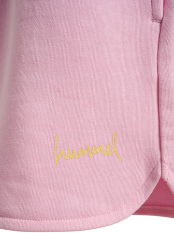 Hummel Regular Trousers in Pink