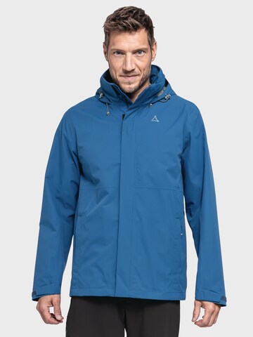 Schöffel Outdoor jacket 'Gmund' in Blue: front