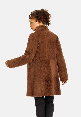 Werner Christ Winter Coat 'Dunja CW' in Brown