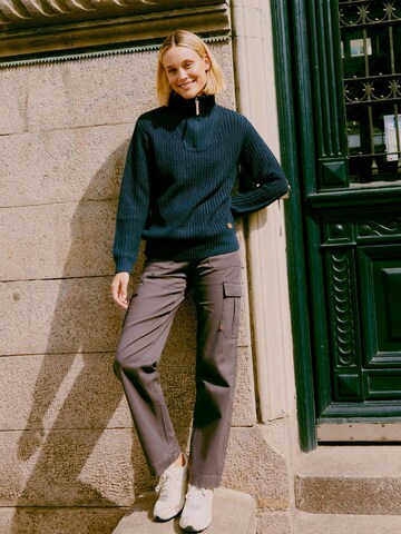 Oxmo Sweater 'Edna' in Blue