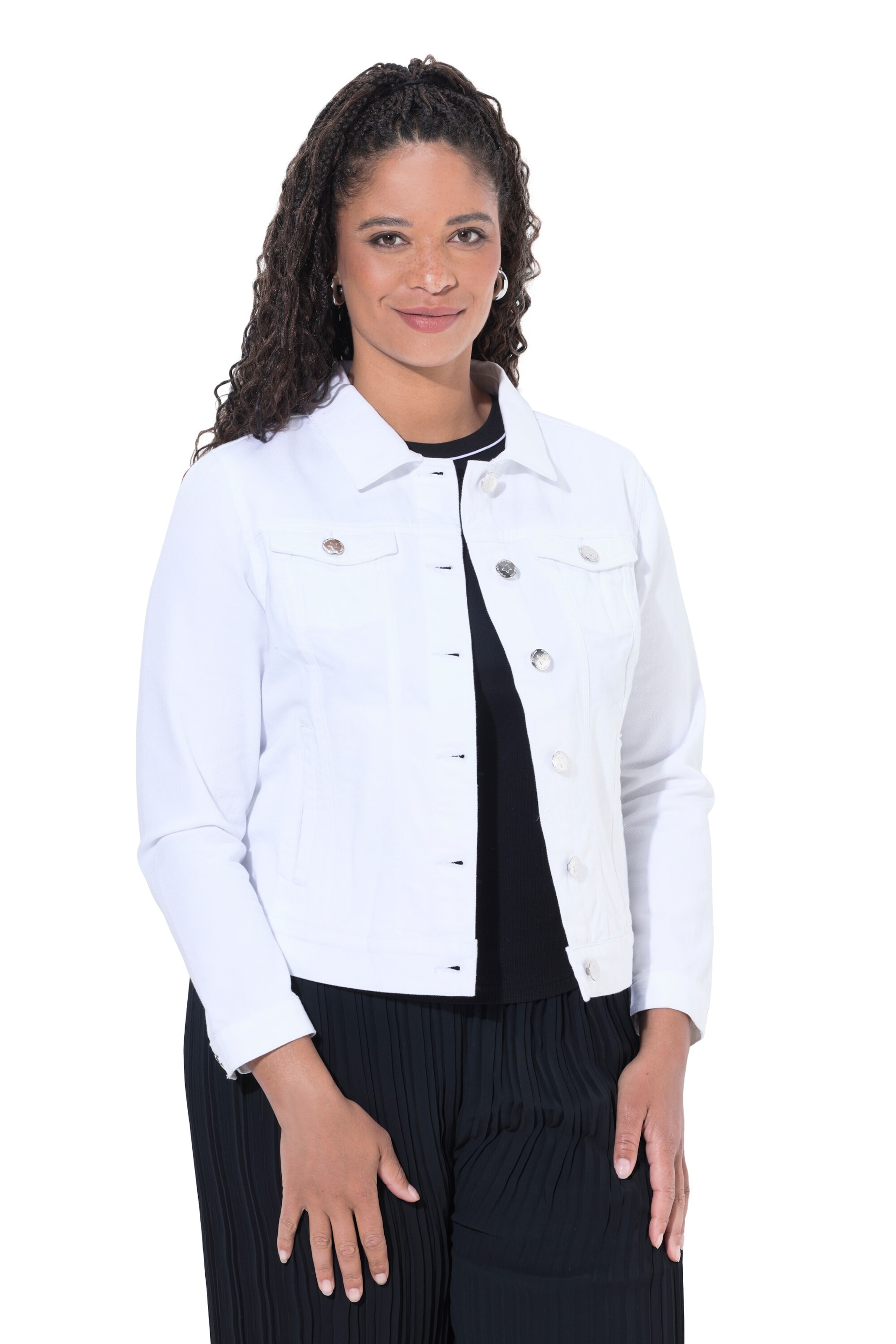 Angel of Style Between-season jacket in White: front