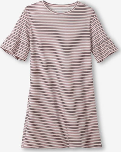 CALIDA Camiseta de noche en rosé / negro / blanco, Vista del producto