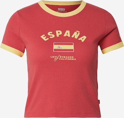 LEVI'S ® Majica 'Spain Ringer Tee' veličine XS u žuta / crvena, Pregled proizvoda