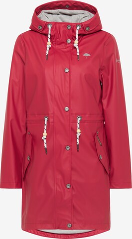 Schmuddelwedda Raincoat in Red: front