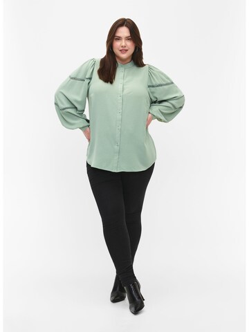 Zizzi - Blusa em verde