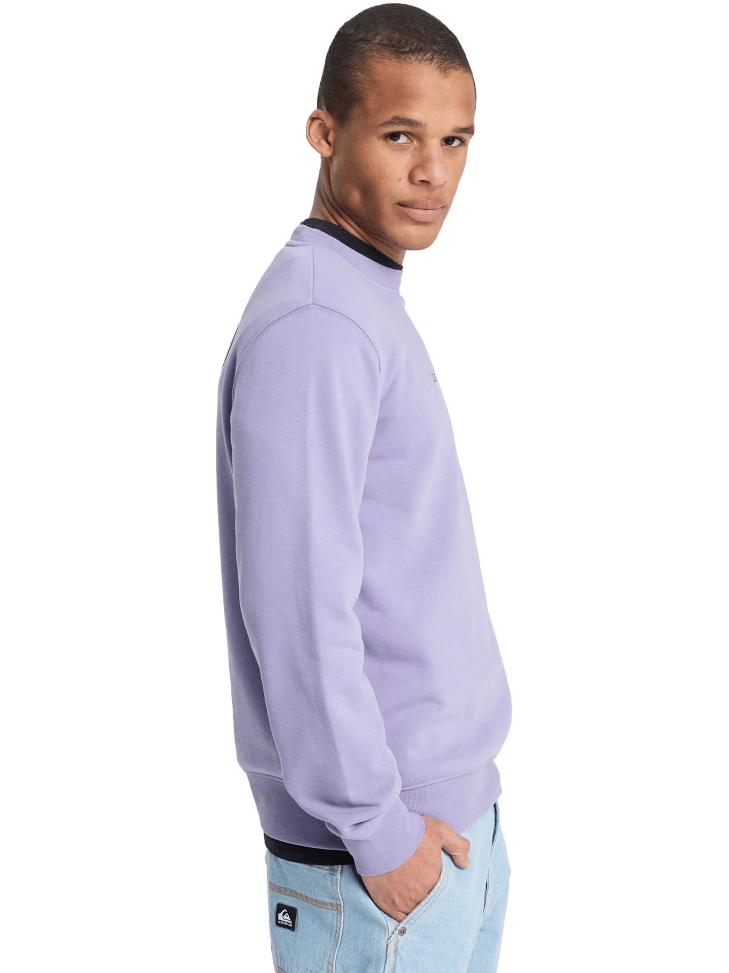 QUIKSILVER Sweatshirt 'Graphic' in Lila