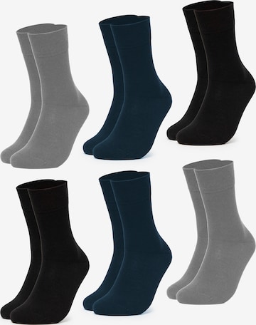 Occulto Socks 'Roland' in Blue: front